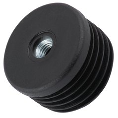 Záslepka 35mm kulatá černá leštěná se závitem M10
