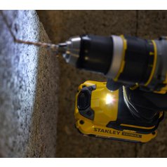 V20 Aku Brushless vrtačka s příklepem, 2 x 4.0Ah, kitbox